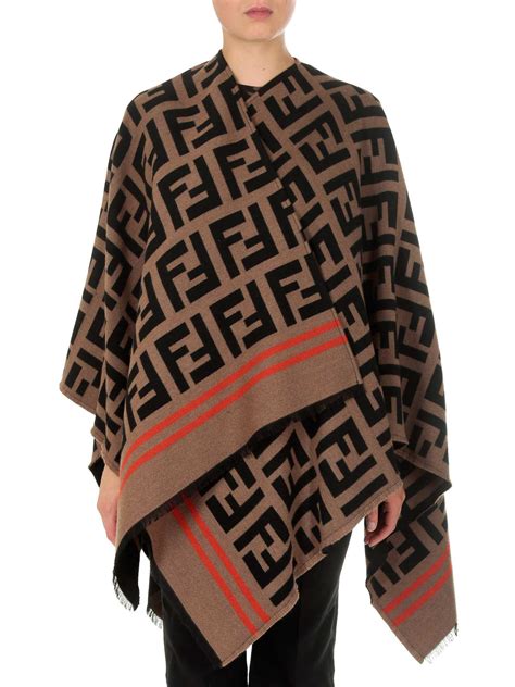 echarpes fendi|Fendi poncho women's.